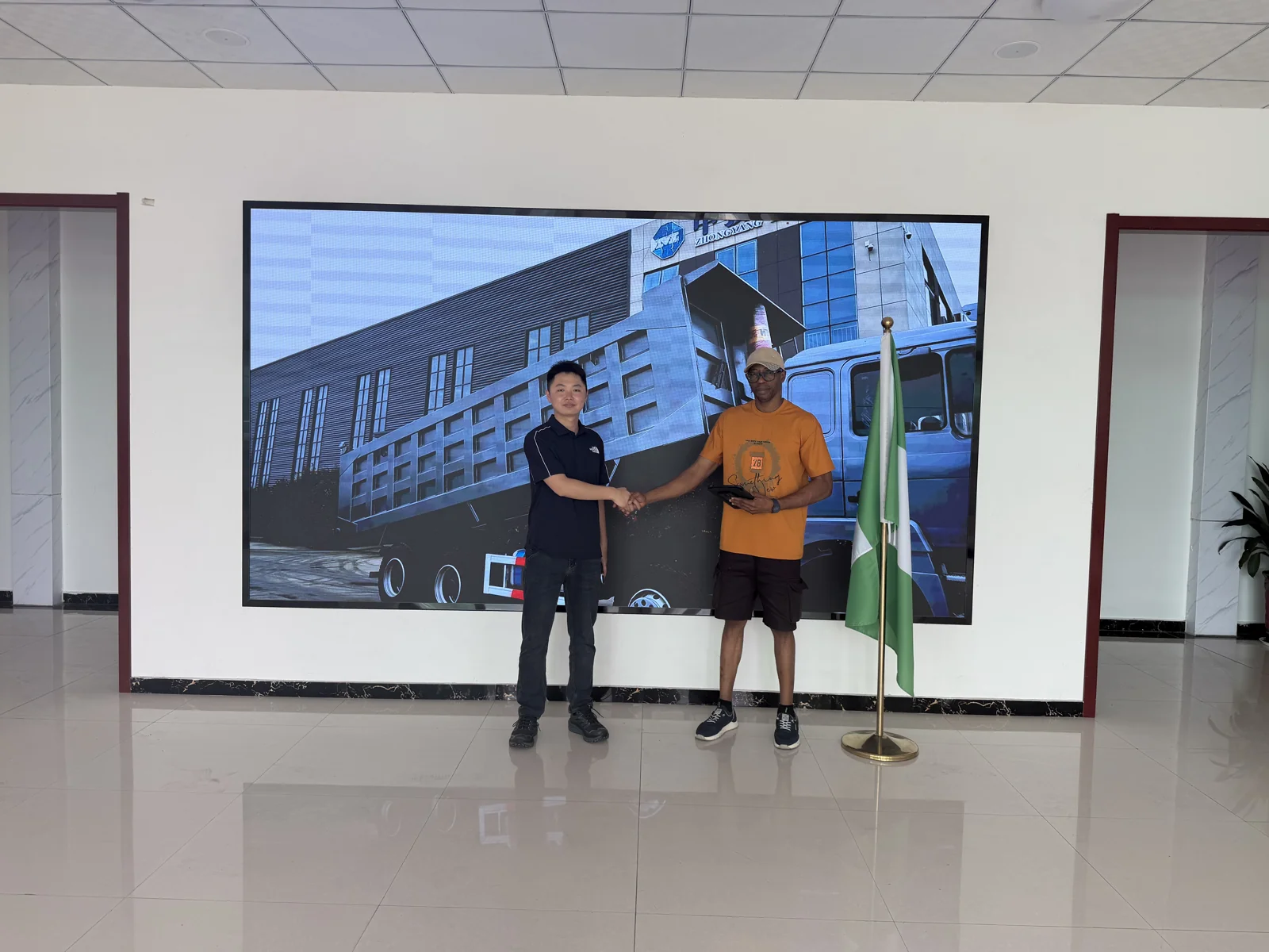 A visit to the company showroom