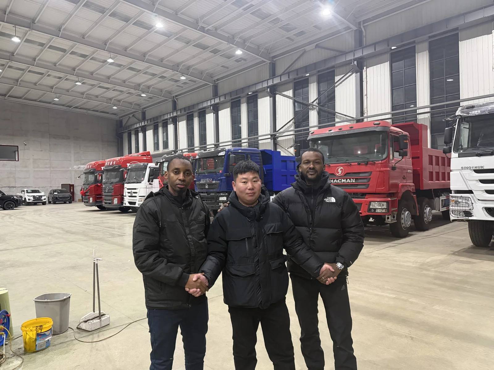 Welcoming visitors to the workshop